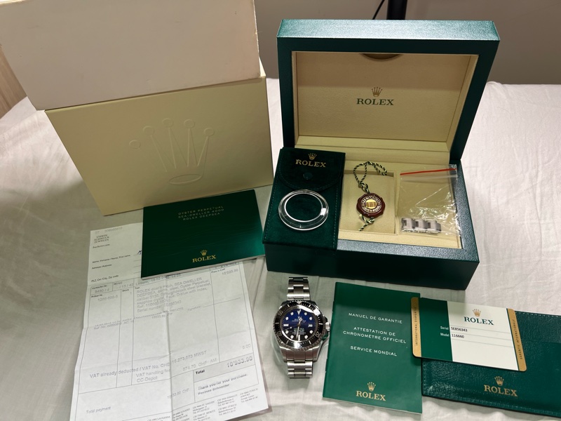 Rolex 116660漸層藍水鬼王2015年瑞士購入一手錶-1