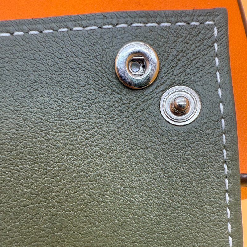Hermes 愛馬仕 全新 迷你 mini SWIFT 皮革 旅行 摺疊 置物盤 收納 H logo-3