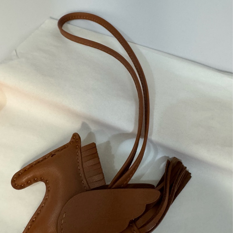 🐴經典愛馬仕小馬 Hermès 棕色小飛馬 pm 全新離櫃-5