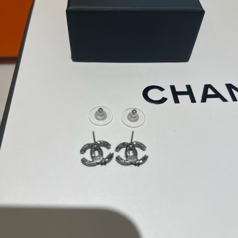 「JL精品代購」Chanel香奈兒黑白珍珠耳環-2