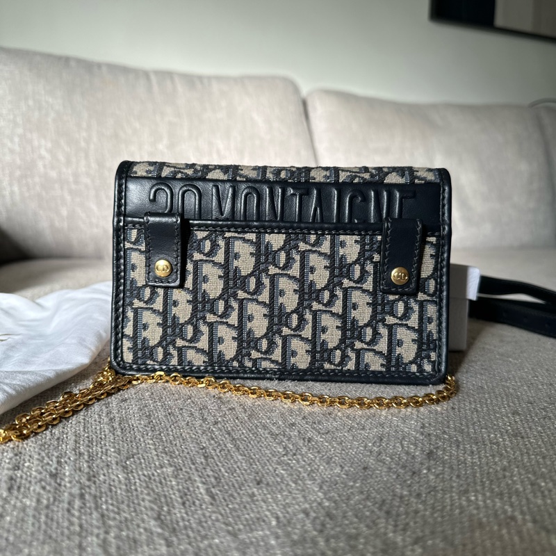 Dior 30 Montaigne 深藍老花二合一鍊包-6