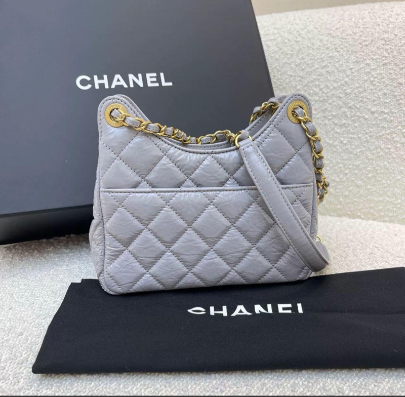 （全新）CHANEL Hobo 天貓小號-11