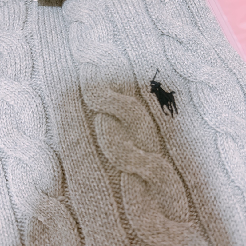 現貨 Polo Ralph Lauren 女款 經典 小馬 圓領 麻花 針織 上衣 毛衣-3