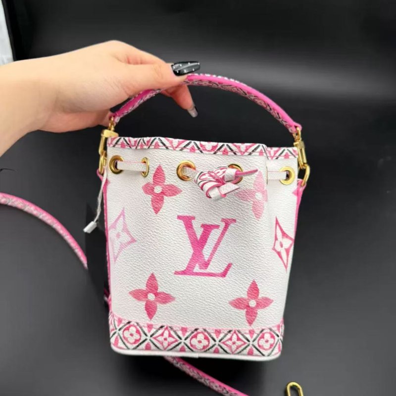 Lv nano noe 23年 芭比粉水桶包 配件:盒子塵袋-2