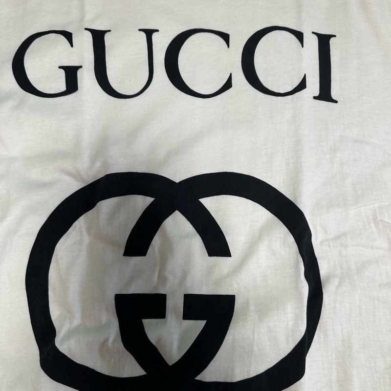 Gucci白色短袖T恤-2