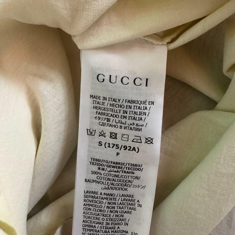 Gucci白色短袖T恤-3