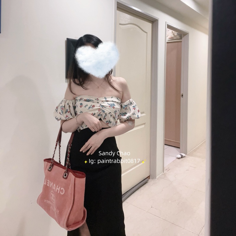 ෆ Chanel 沙灘包 西瓜紅🍉烏梅子醬色系❤️-1