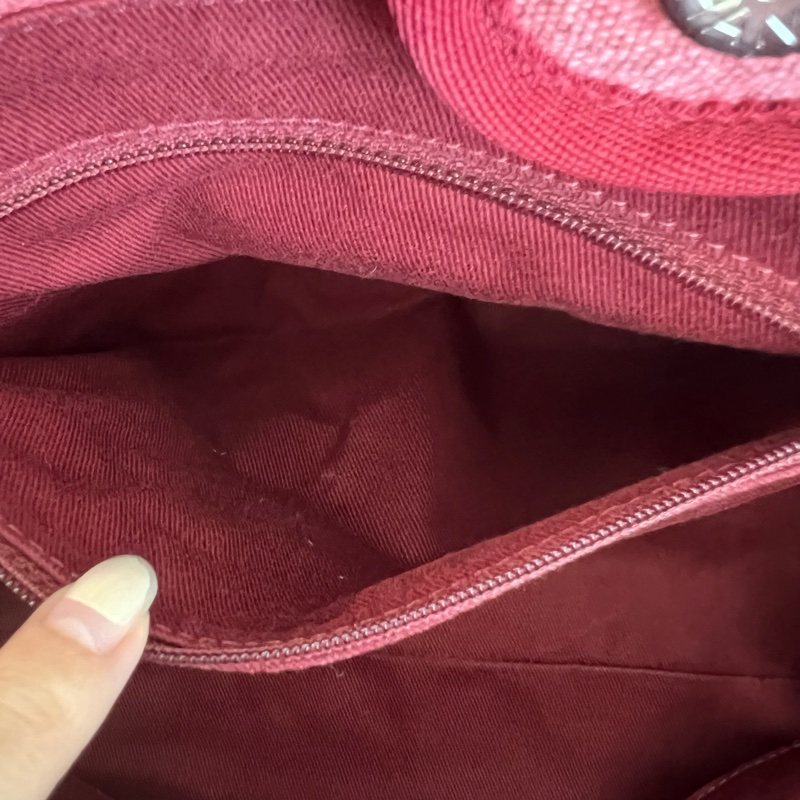 ෆ Chanel 沙灘包 西瓜紅🍉烏梅子醬色系❤️-22