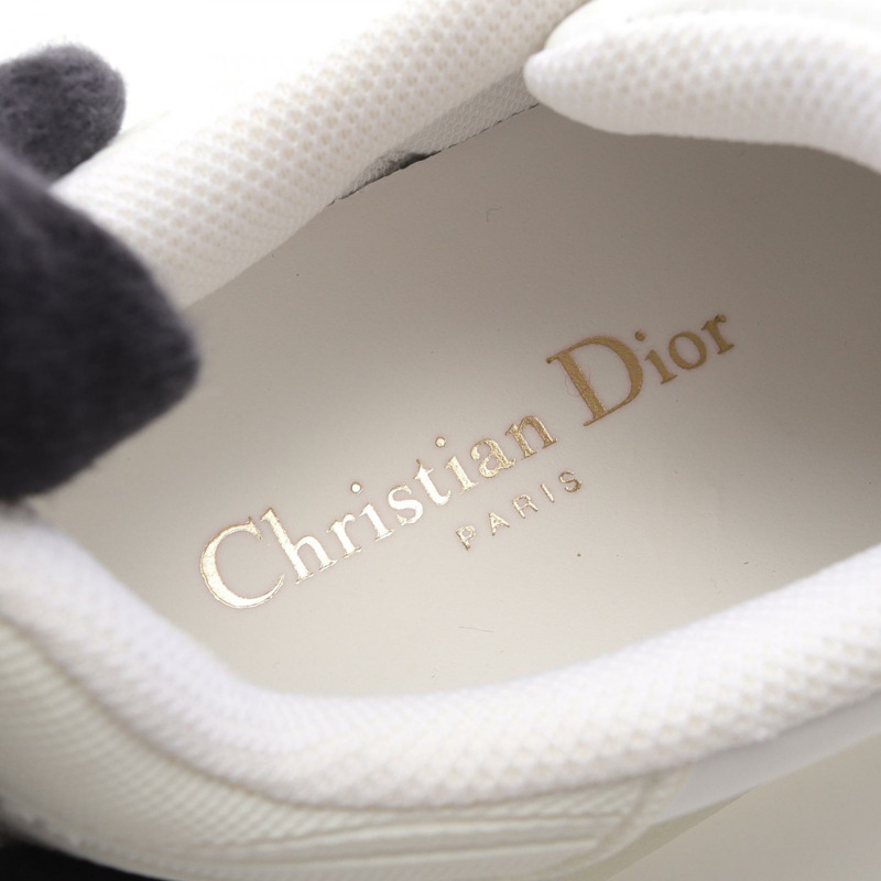 Dior Dior-ID 運動鞋 KCK334-CLB 皮革 橡膠 白色 透明 二手 女款-4
