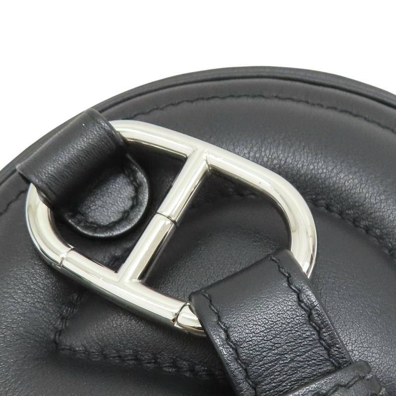 黑色 Swift牛革 In The Loop 腰包 胸包 Y刻 銀扣【HERMES 愛馬仕】-13