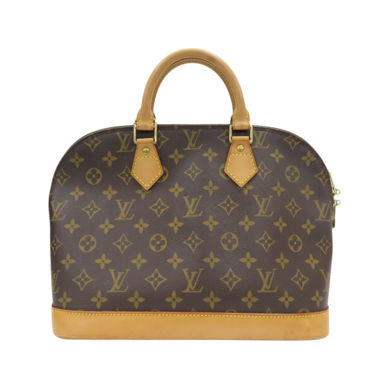 棕色 原花 帆布 Alma PM 手提包【LOUIS VUITTON LV 路易威登】 M51130-0