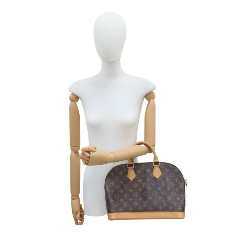 棕色 原花 帆布 Alma PM 手提包【LOUIS VUITTON LV 路易威登】 M51130-11