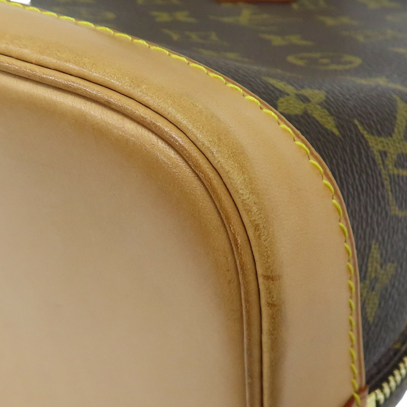 棕色 原花 帆布 Alma PM 手提包【LOUIS VUITTON LV 路易威登】 M51130-13