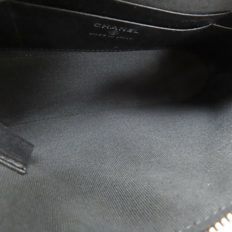 黑色 菱格紋 小羊皮 貝殼包 肩背包【CHANEL 香奈兒】-5