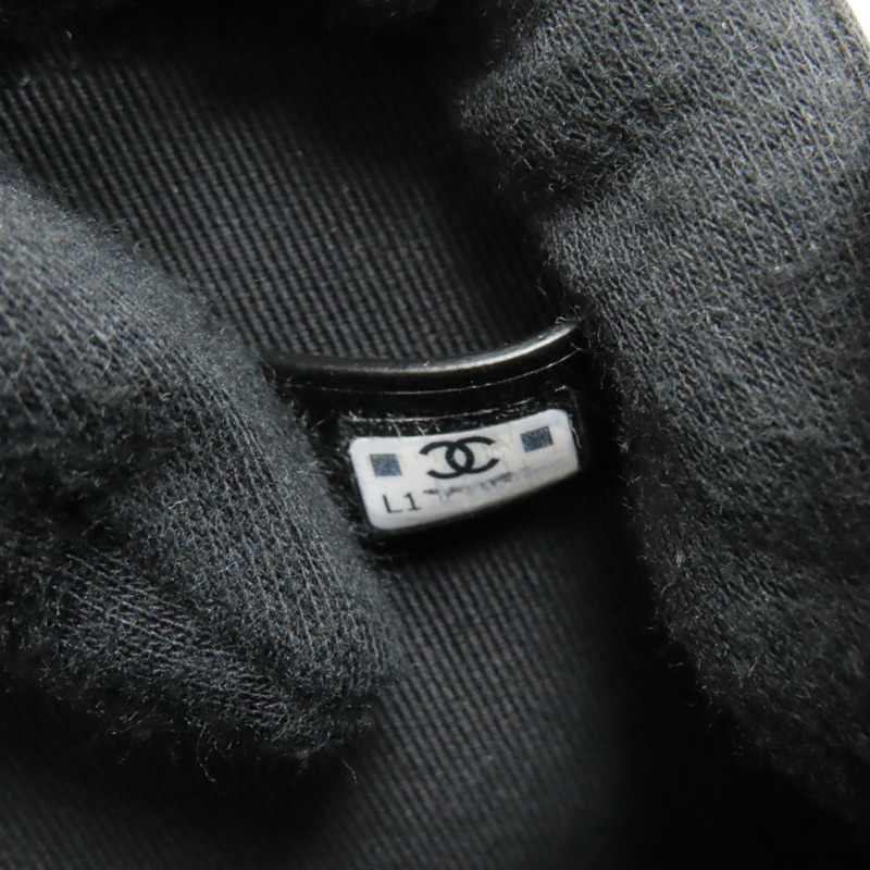 黑色 菱格紋 小羊皮 貝殼包 肩背包【CHANEL 香奈兒】-8