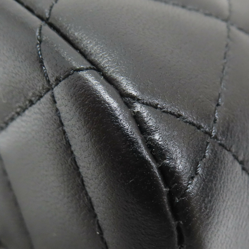 黑色 菱格紋 小羊皮 貝殼包 肩背包【CHANEL 香奈兒】-13