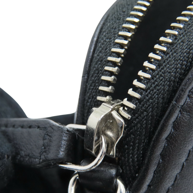 黑色 菱格紋 小羊皮 貝殼包 肩背包【CHANEL 香奈兒】-14