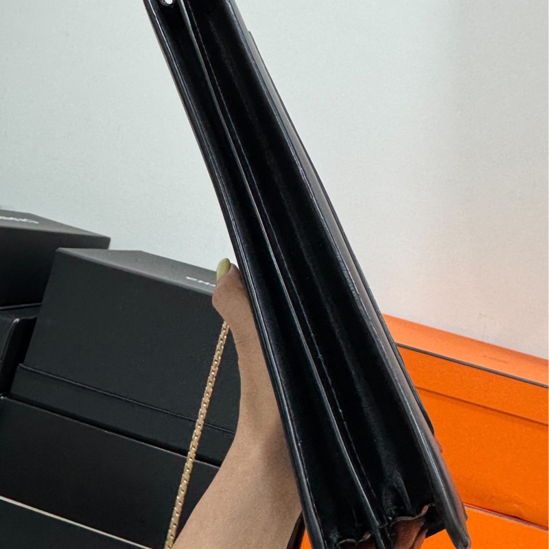 BVLGARI 寶格麗Serpenti Forever 經典 琺瑯 蛇頭 牛皮 黑 鍊條包 斜背包 肩背包 腋下包-18