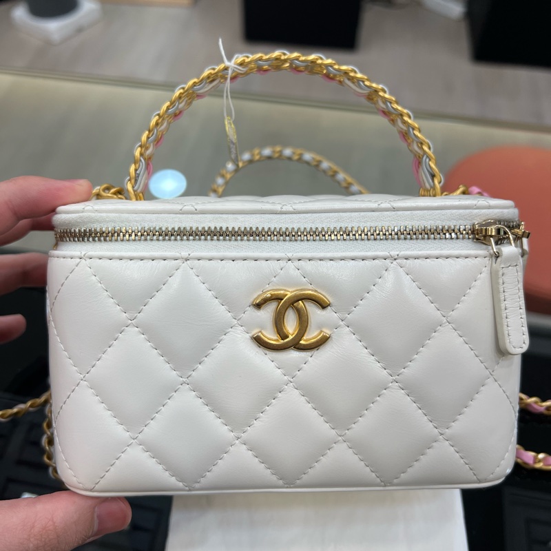 香奈兒手柄化妝包-0