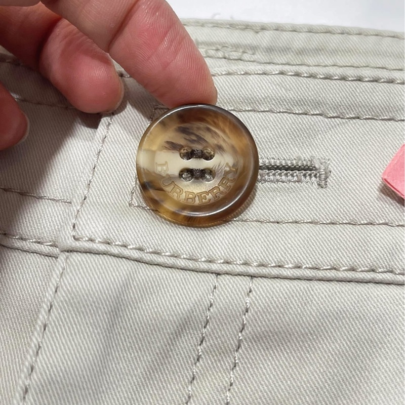 BURBERRY 倫敦 格紋口袋休閒褲-3