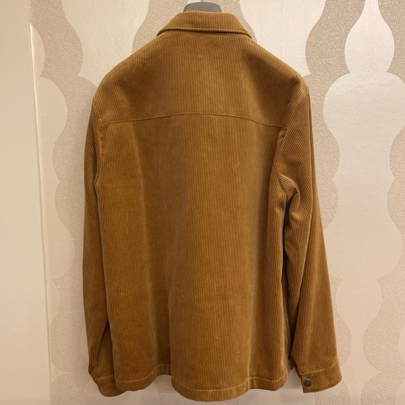 PRADA 燈芯絨 牛仔 襯衫 外套 男|三角Logo|吊牌未拆-5