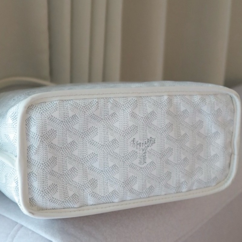 Goyard Anjou mini tote 白 托特包-8