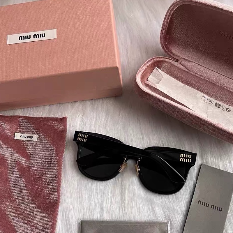 全新代購！Miumiu 墨鏡 太陽眼鏡logo smu01ZS 帶鼻托-0