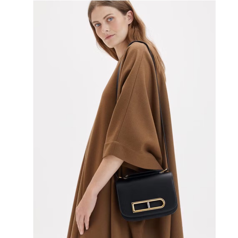 【 降價 】 DELVAUX 黑色 Lingot Small Olen Calf 斜背包/手拿包-7