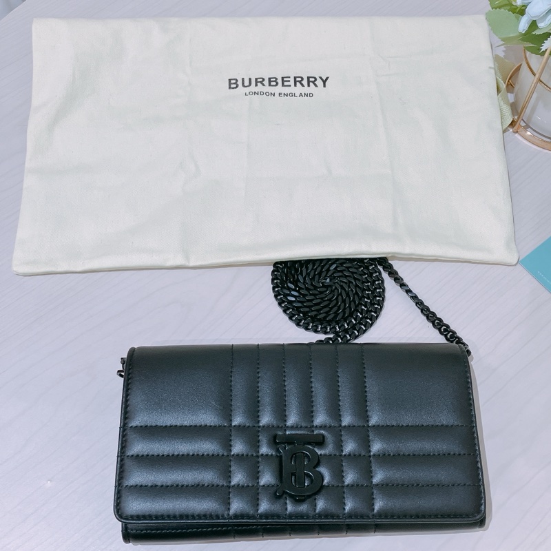 TK1723 BURBERRY 博柏利夢拉包 LOLA WALLET ON CHAIN SO BLACK-16