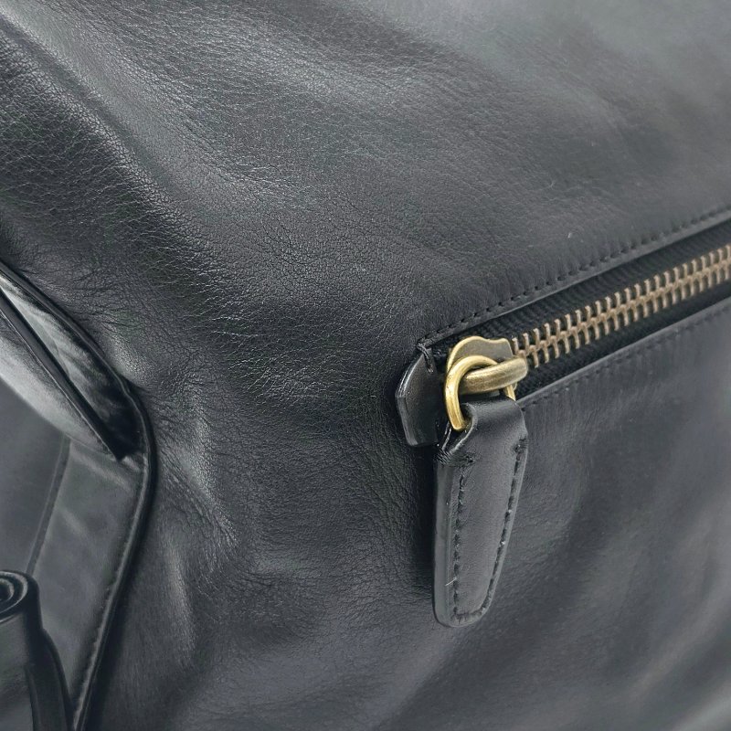 COACH 經典LOGO黃銅做舊鉚釘牛皮 斜背包 單肩包｜26413-7