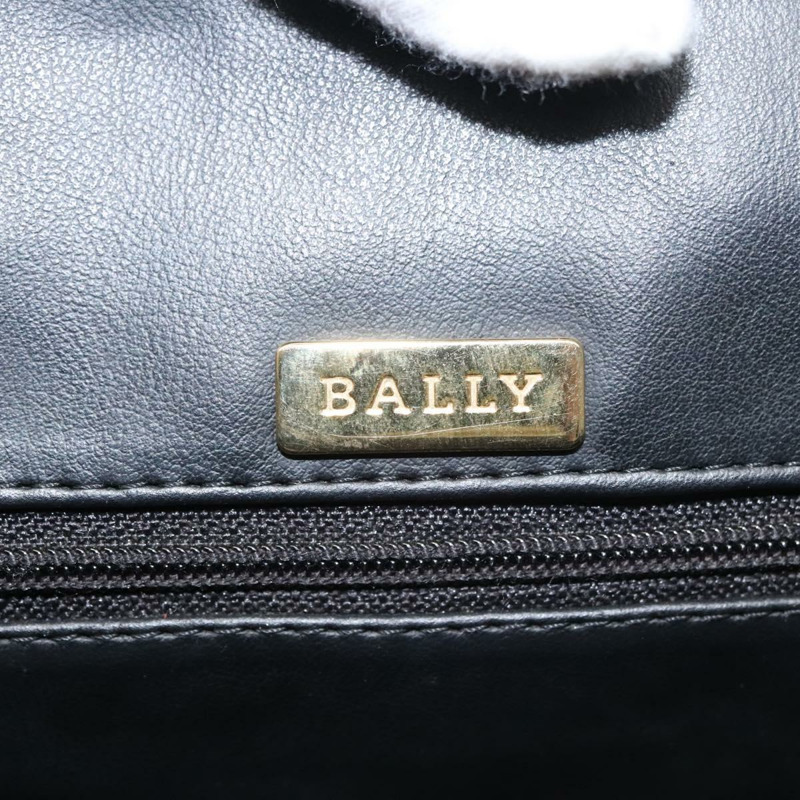 【日本直送】BALLY 絎縫手提包 皮革 黑色 正品 109810-18