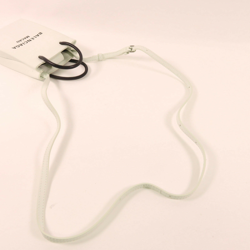 BALENCIAGA 牛皮皮革2 Way Shoulder Bag銀扣手挽肩背兩用袋-5