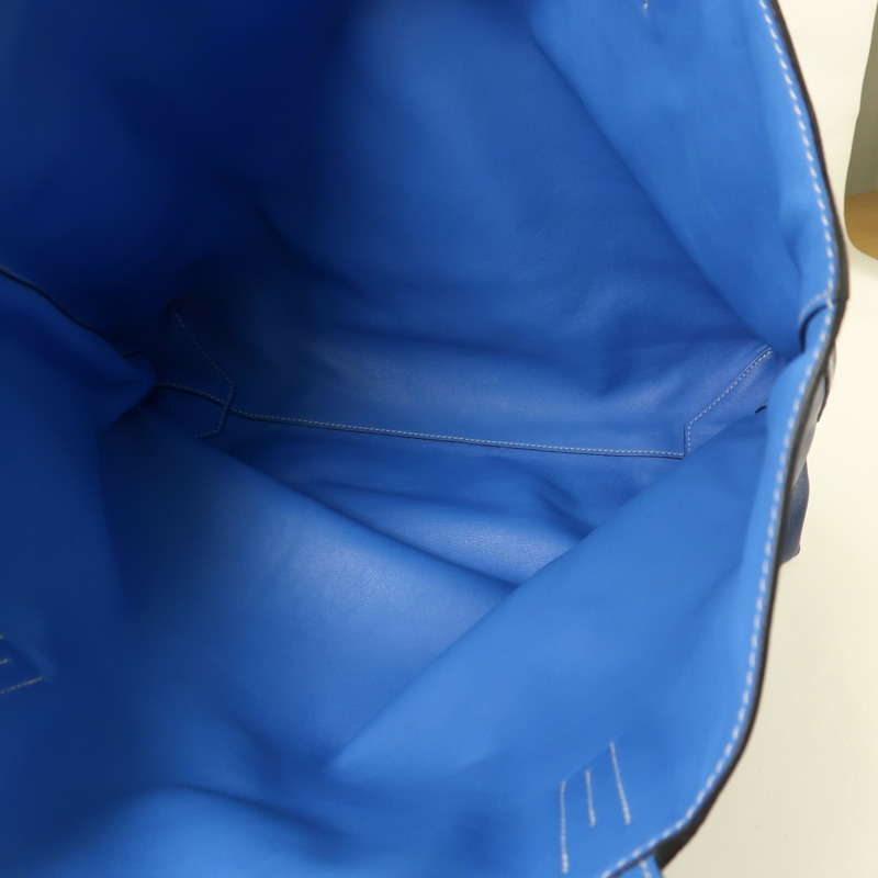 HERMES Swift皮革Double Sens肩背袋/手挽袋Bleu Hydra-5
