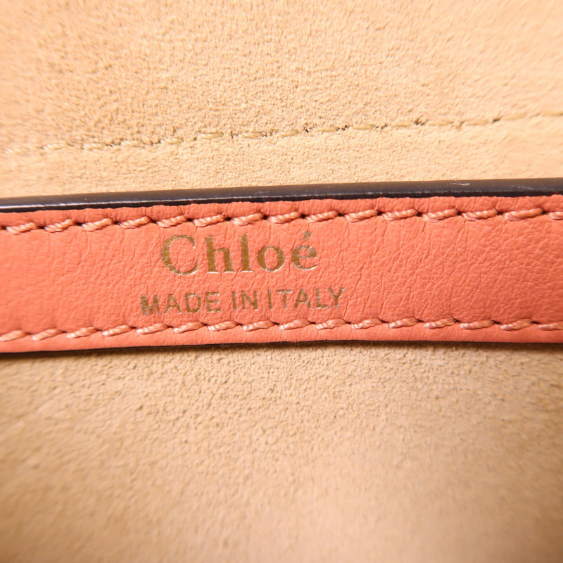 Chloe 牛皮皮革Shoulder Bag金扣肩背袋-6