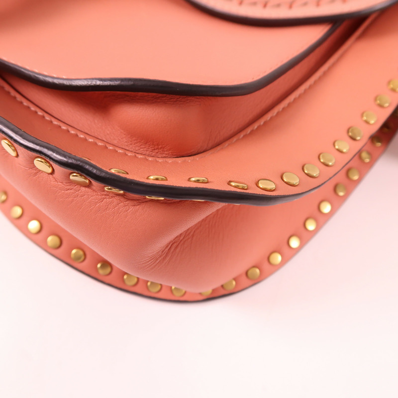 Chloe 牛皮皮革Shoulder Bag金扣肩背袋-11
