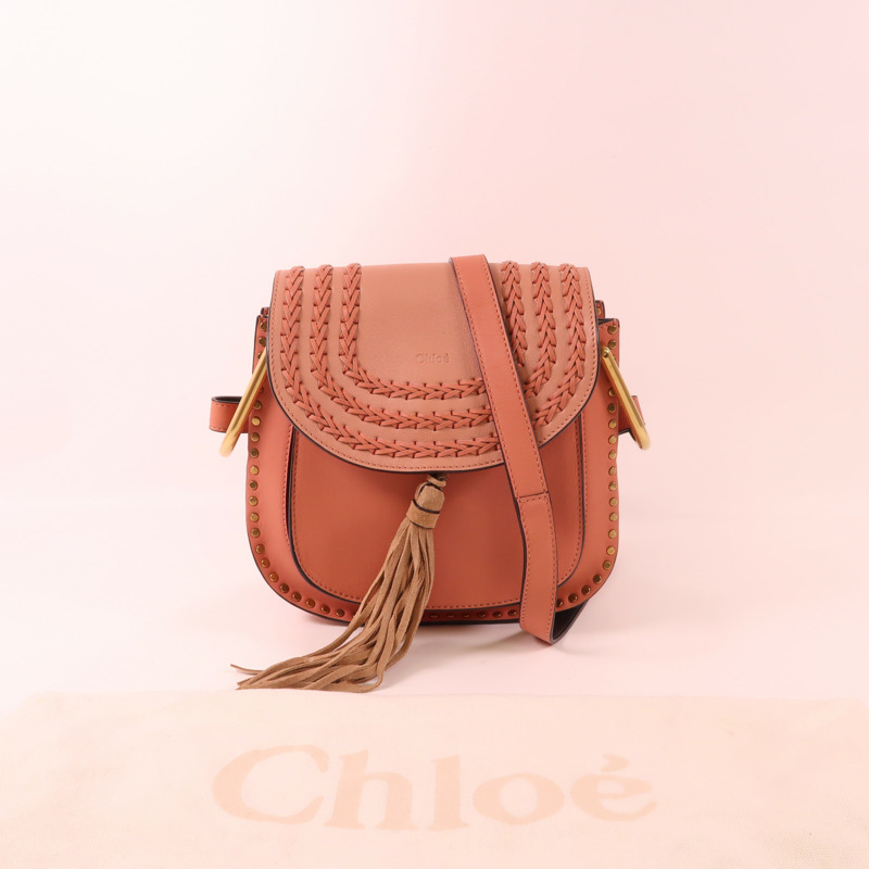 Chloe 牛皮皮革Shoulder Bag金扣肩背袋-17