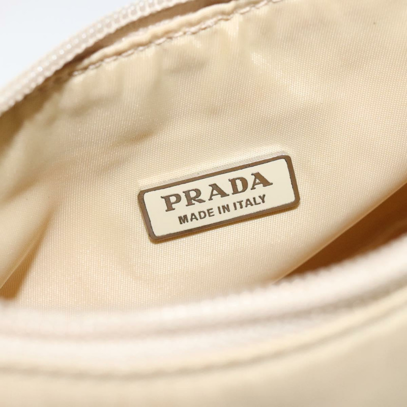 【日本直送】PRADA 手提包 尼龍 米色 銀色 正品 125727-17