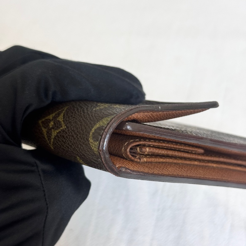 Louis Vuitton 滿版老花中夾-10