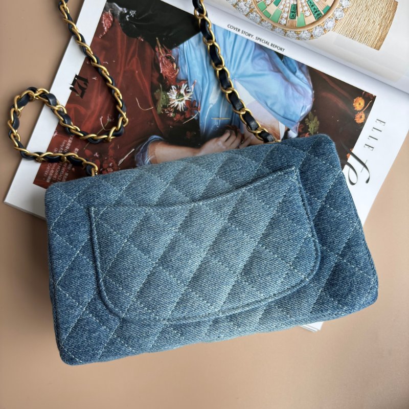 ::CHANEL:: A69900 漸層丹寧金雙C COCO 20-1