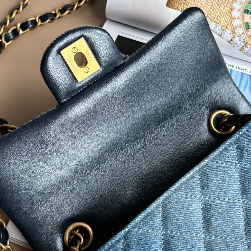 ::CHANEL:: A69900 漸層丹寧金雙C COCO 20-14