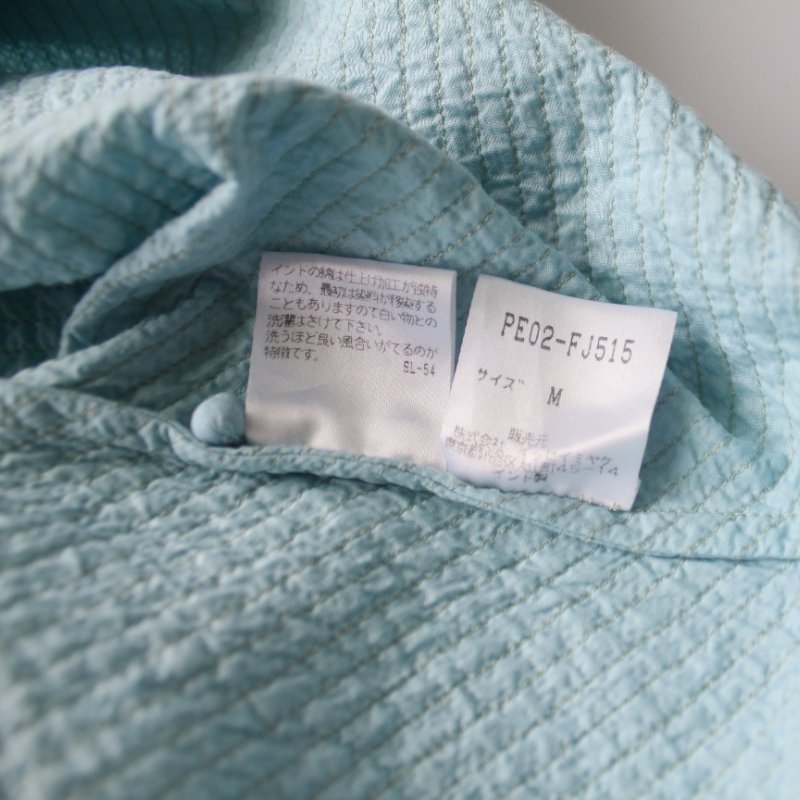 三宅ㄧ生Asha by MDS水藍色印度棉背心-9