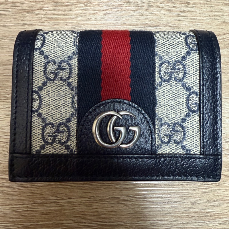 Gucci 短夾 全配-0
