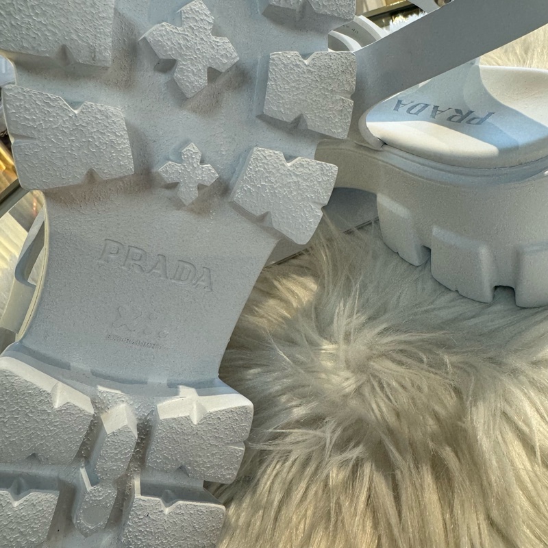 Prada Monolith 厚底涼鞋-4
