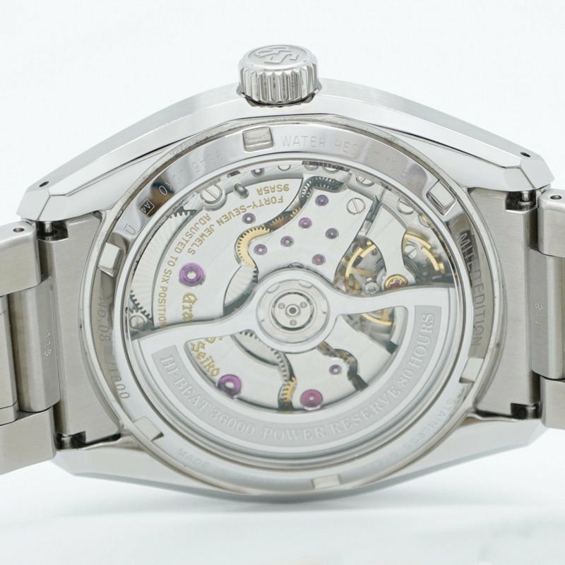 精工 Grand 9SA5-00K0 綠色錶盤男士手錶-5