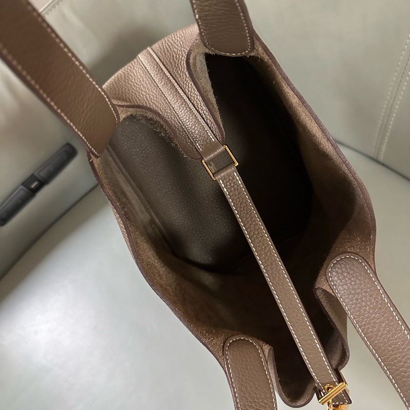 愛馬仕Picotin菜籃子22,大象灰色金扣,21年購入-6