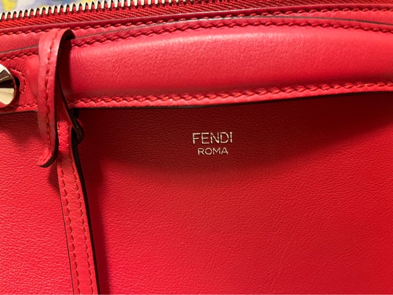 FENDI 紅色by the way Boston包 降價喜歡快帶走-1