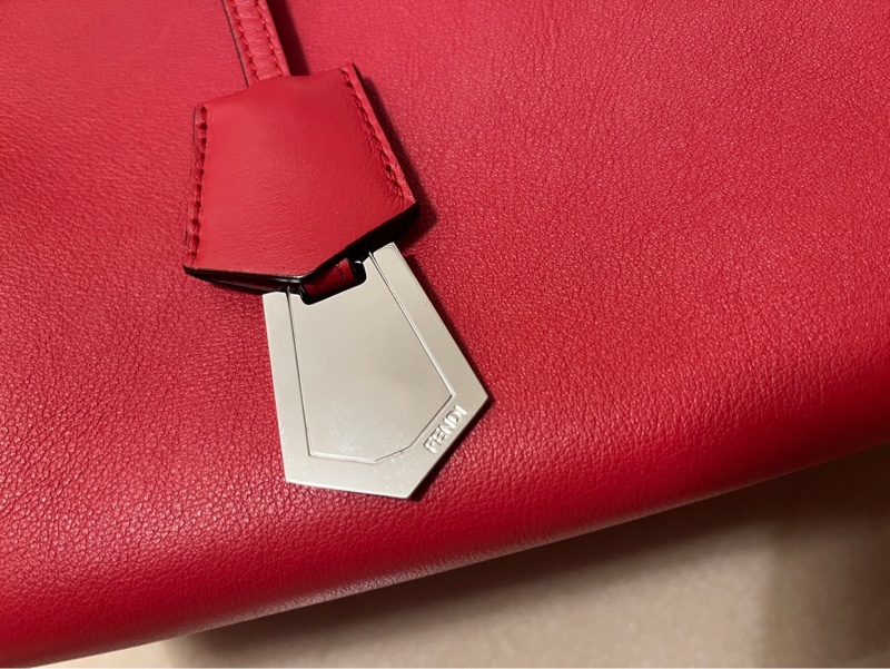 FENDI 紅色by the way Boston包 降價喜歡快帶走-3