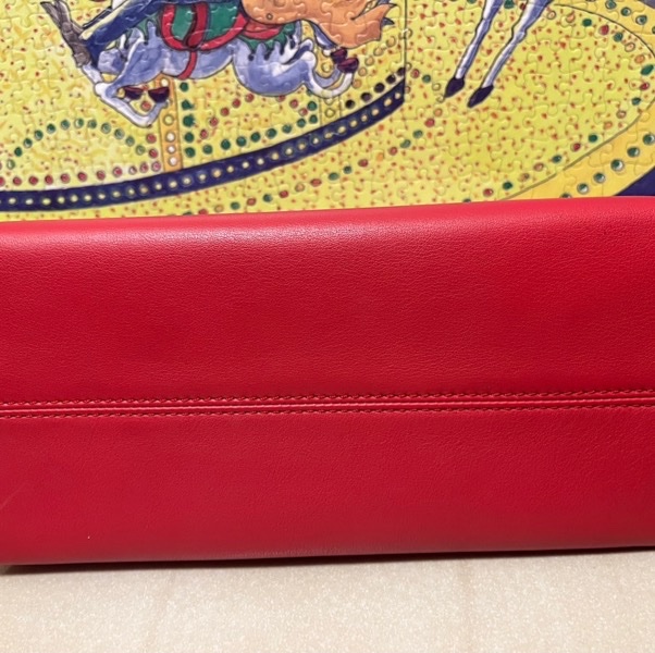 FENDI 紅色by the way Boston包 降價喜歡快帶走-10