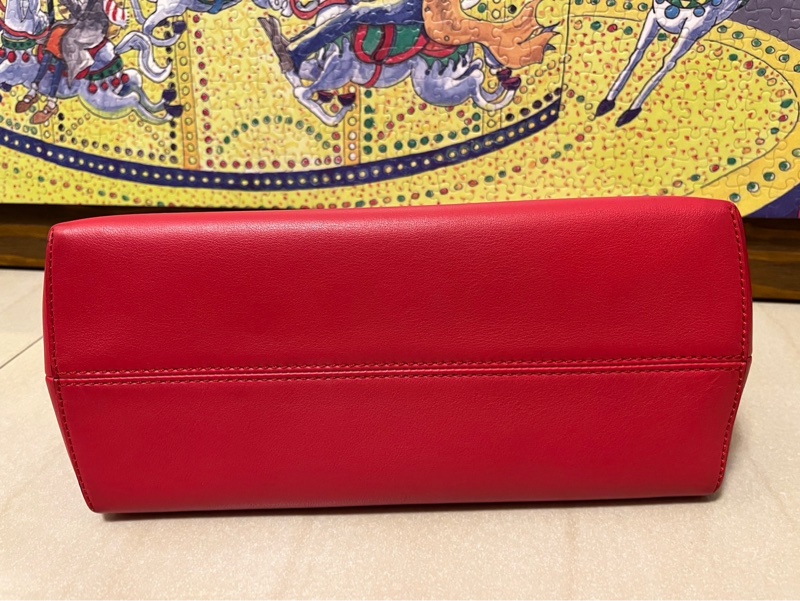 FENDI 紅色by the way Boston包 降價喜歡快帶走-11