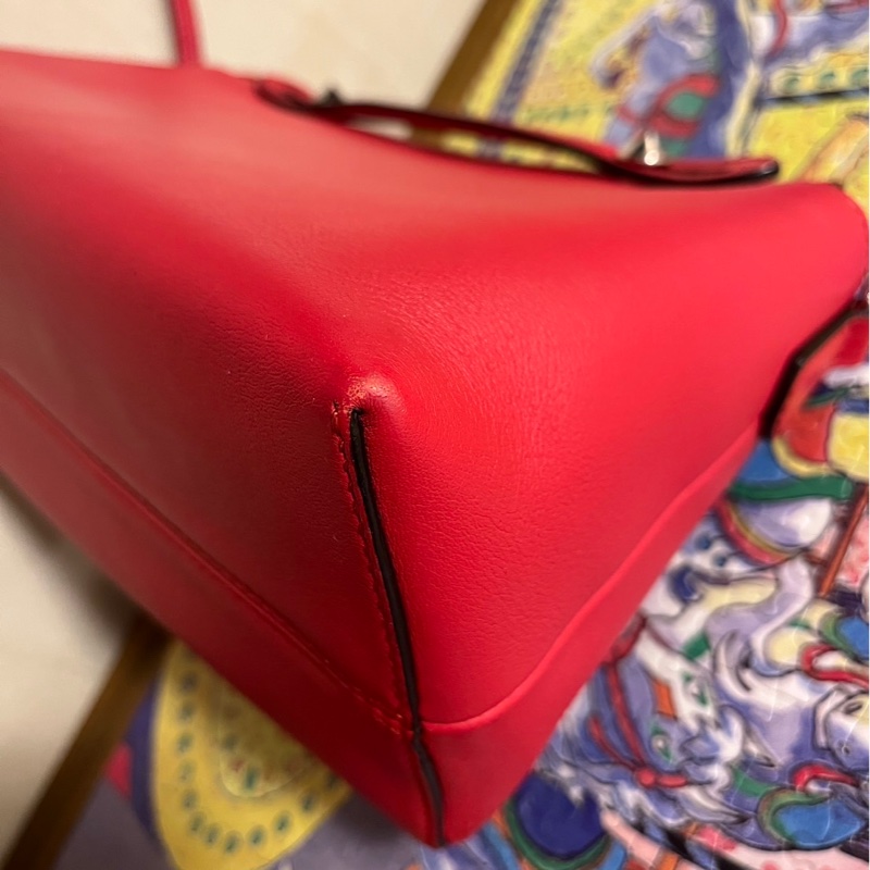 FENDI 紅色by the way Boston包 降價喜歡快帶走-12